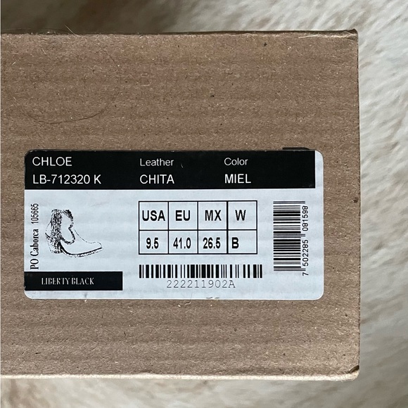 Liberty Black Chloe Chita Miel Boot SZ 9.5 - Picture 5 of 11